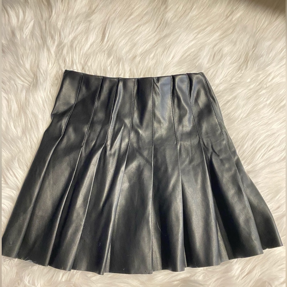 Dynamite faux leather mini skirt